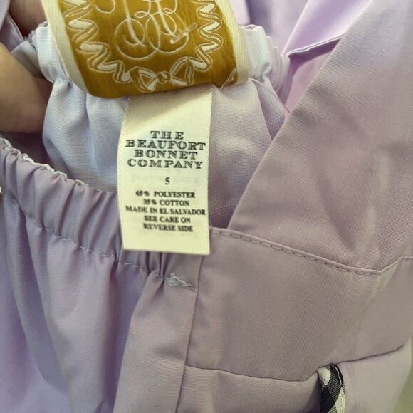The Beaufort Bonnet Company TBBC Ruthie Romper Butterfly Appliqué Size 5 NWT - Picture 9 of 13